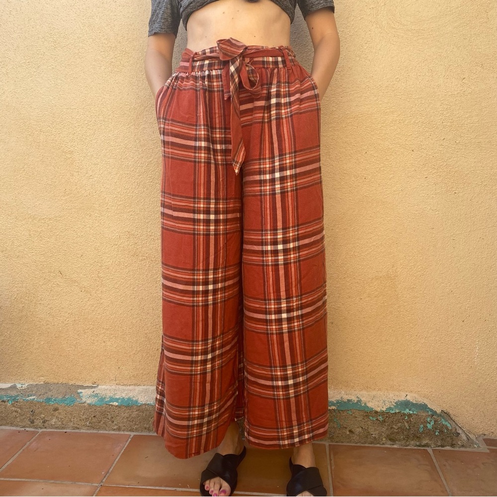 FINAL PRICE Free People Good or Plaid Sleep Pant